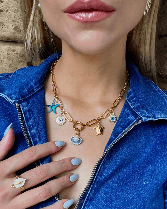 COLLIER AQUAMARINE
